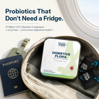 Digestive Flora-MAX Gut Health Strips Vantyx — 10 Billion CFU Bacillus Coagulans + Enzyme Blend · 30 Mixed Berry Oral Strips