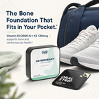 Osteoheart Bone Support Strips Vantyx — Vitamin D3 2000 IU + K2 120mcg · 30 Raspberry Oral Strips