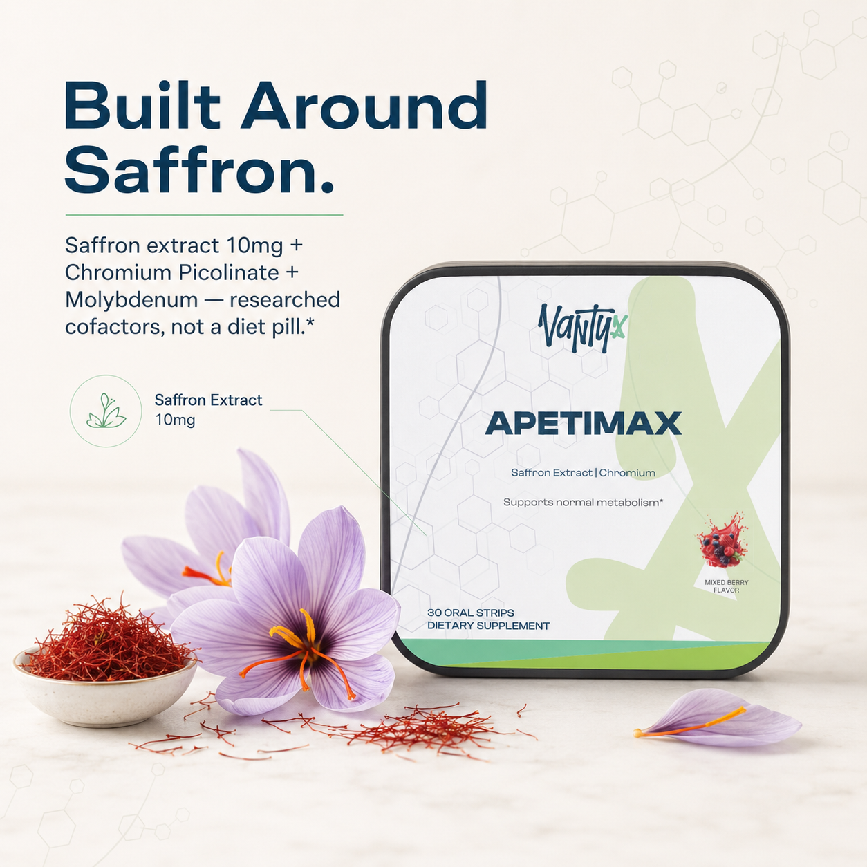 Apetimax — Appetite Balance & Weight Support Strips · 30 Mixed Berry