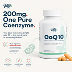 CoQ10 200mg Ubiquinone — High-Potency Once-Daily Capsules · 30 Count