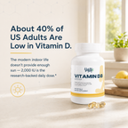 Vitamin D3 2,000 IU Vantyx — Bone, Immune & Daily Wellness · 100 Softgels (100-day supply)