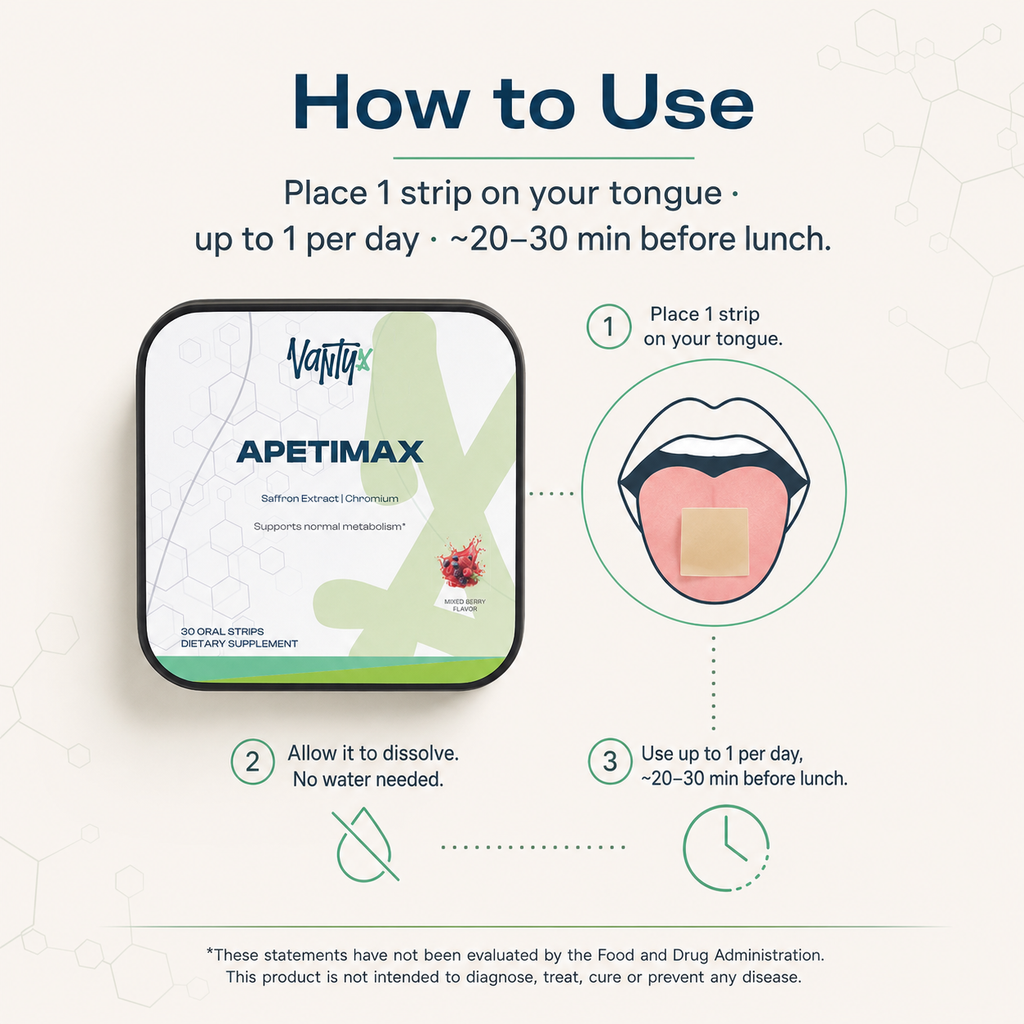 Apetimax — Appetite Balance & Weight Support Strips · 30 Mixed Berry