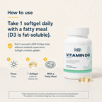 Vitamin D3 2,000 IU Vantyx — Bone, Immune & Daily Wellness · 100 Softgels (100-day supply)