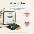 Digestive Flora-MAX Gut Health Strips Vantyx — 10 Billion CFU Bacillus Coagulans + Enzyme Blend · 30 Mixed Berry Oral Strips