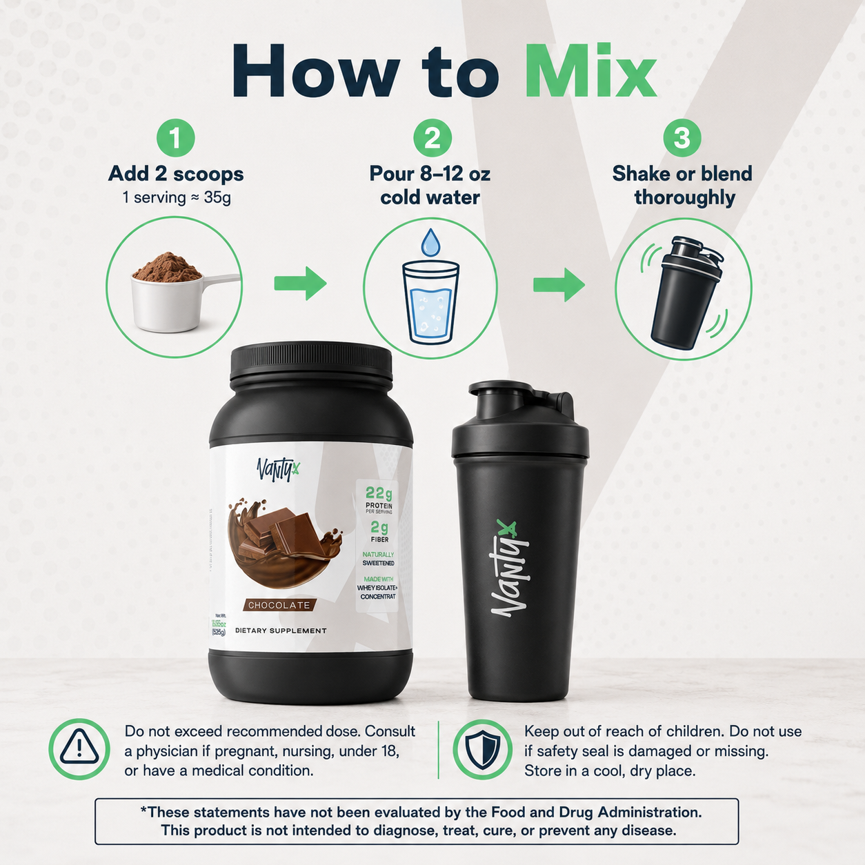 Muscle Whey Protein Blend — Chocolate, 525g