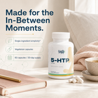 5-HTP 200mg Vantyx — Apoyo para el Ánimo y el Sueño de Griffonia simplicifolia · 60 Cápsulas Vegetarianas