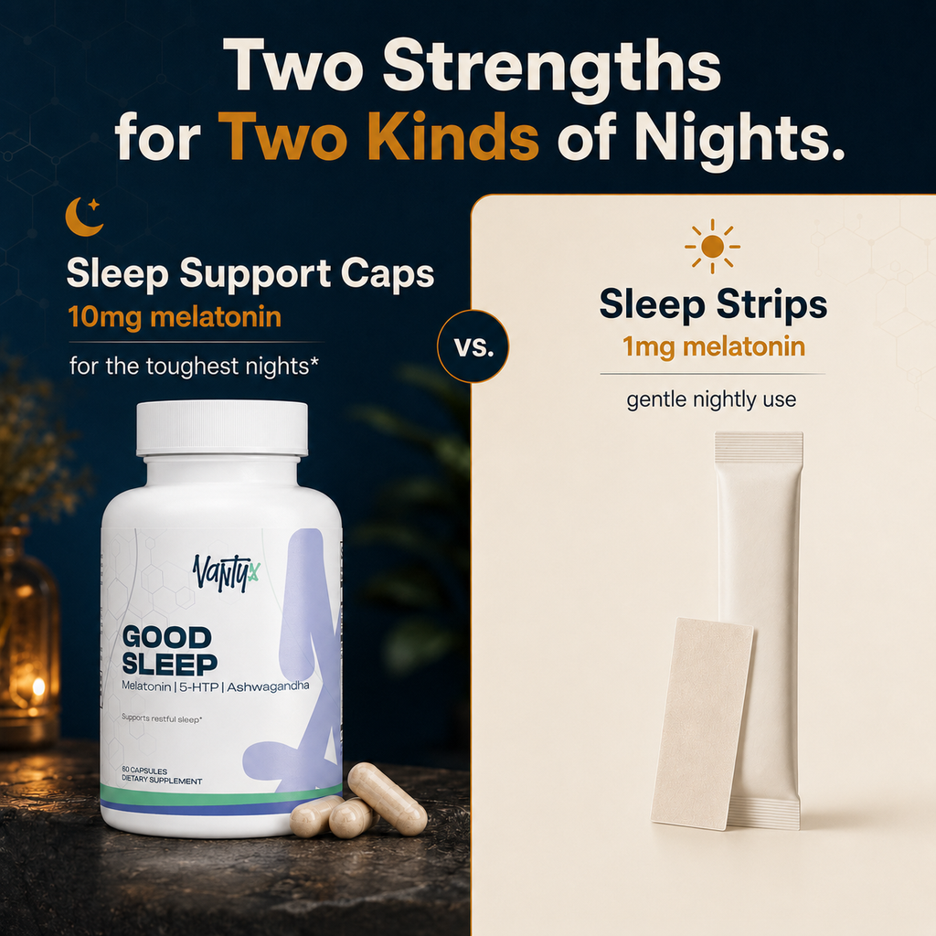 Good Sleep Capsules Vantyx — Melatonin 10mg + 13-Ingredient Sleep Blend · 60 Capsules