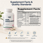 Hair, Skin & Nails Essentials Vantyx — Multivitamin + Iron + Biotin 5000mcg + Botanical Blend · 60 Capsules