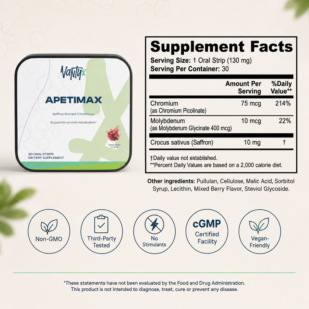 Apetimax — Appetite Balance & Weight Support Strips · 30 Mixed Berry