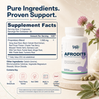 Vantyx Afrodits — Black Cohosh, Dong Quai, Red Clover & Chasteberry Blend · 60 Capsules