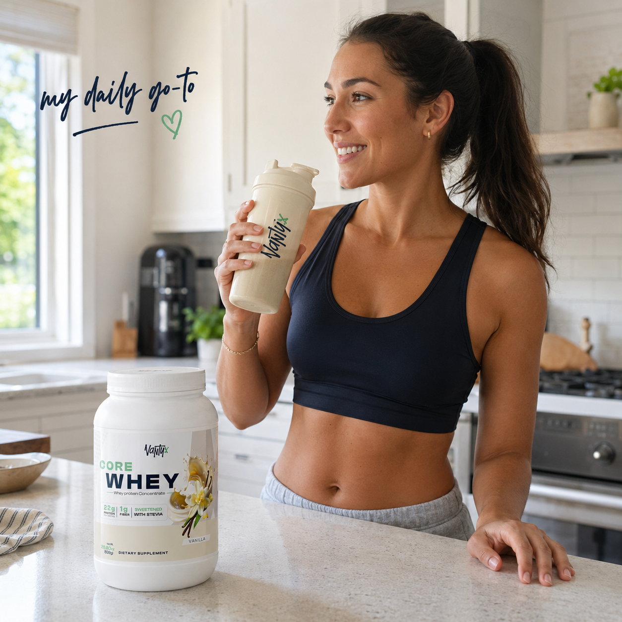 Core Whey Protein Concentrate — Vanilla, 839g
