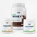 Total Performance Kit — Chocolate: Core Whey Chocolate, Creatine Monohydrate and L-Glutamine
