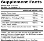 Good Sleep Support Vantyx — Melatonina + Magnesio + Valeriana + Ashwagandha + Mezcla de 5-HTP · 60 Cápsulas**