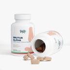 Brutus Alpha Vantyx — Comprimidos para la vitalidad masculina con Tongkat Ali, Maca, Tribulus y Zinc · 60 comprimidos