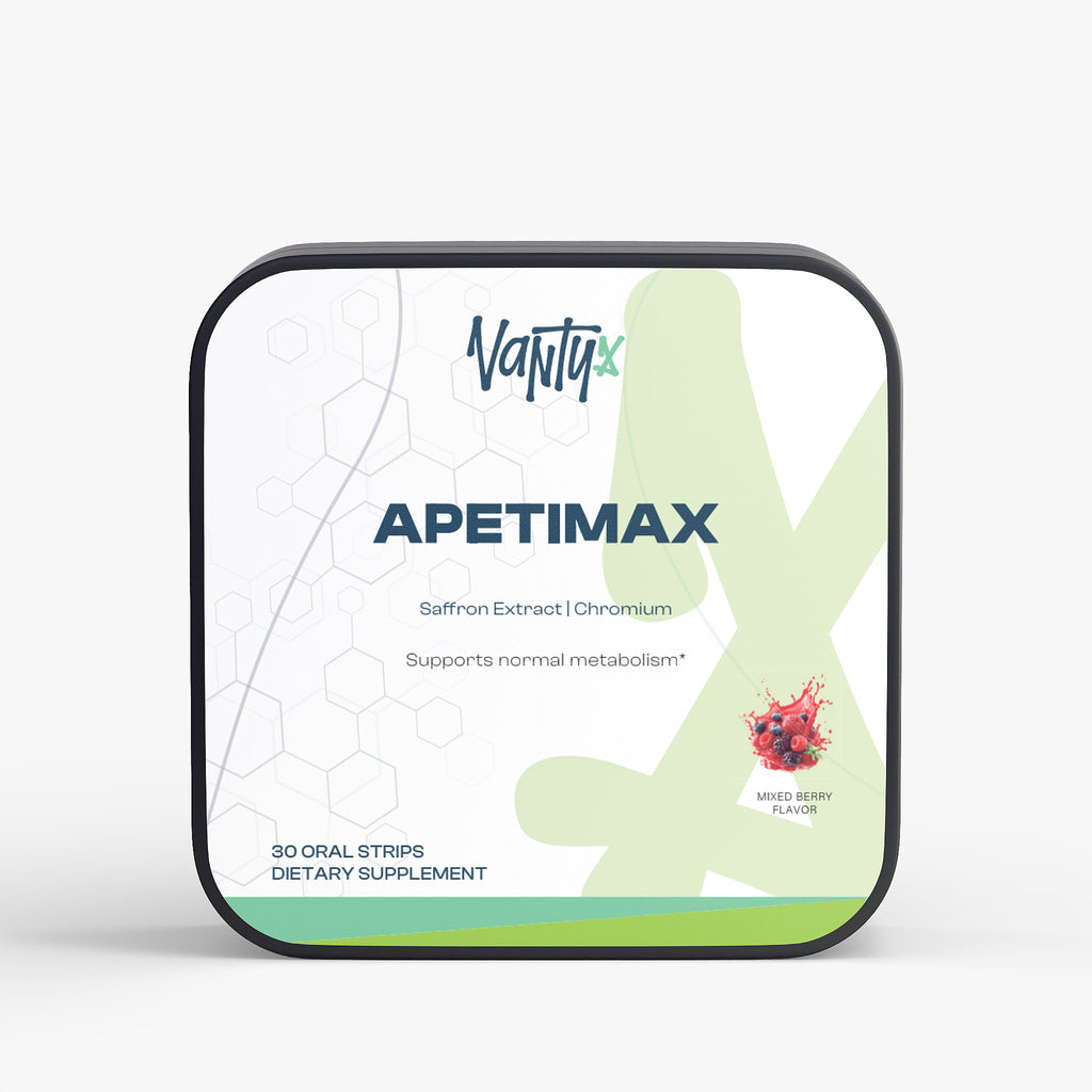 Apetimax — Tiras para el Equilibrio del Apetito y el Control del Peso · 30 de Frutos Rojos Mixtos