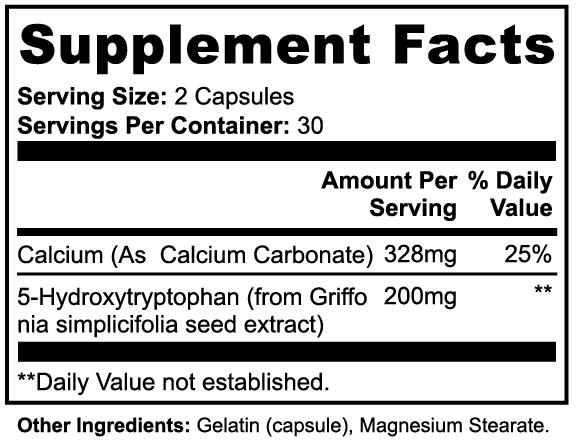 5-HTP 200mg Vantyx— Mood & Sleep Support from Griffonia simplicifolia · 60 Vegetarian Capsules