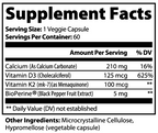 Osteoheart Vantyx — Apoyo Óseo y Cardíaco con Vitamina K2 (MK-7) + D3 + Calcio + BioPerine · 60 Cápsulas