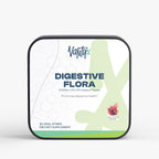 Digestive Flora-MAX Tiras para la salud intestinal Vantyx — 10 mil millones de CFU Bacillus Coagulans + Mezcla de enzimas · 30 Tiras orales de bayas mixtas