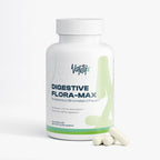 Mezcla profesional de enzimas digestivas — Makzyme-Pro + Lactobacillus + Bromelina + Papaína · 60 Cápsulas