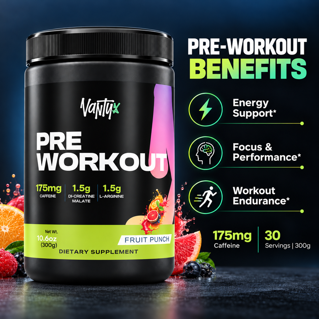 Pre-workout Powder (Fruit Punch)