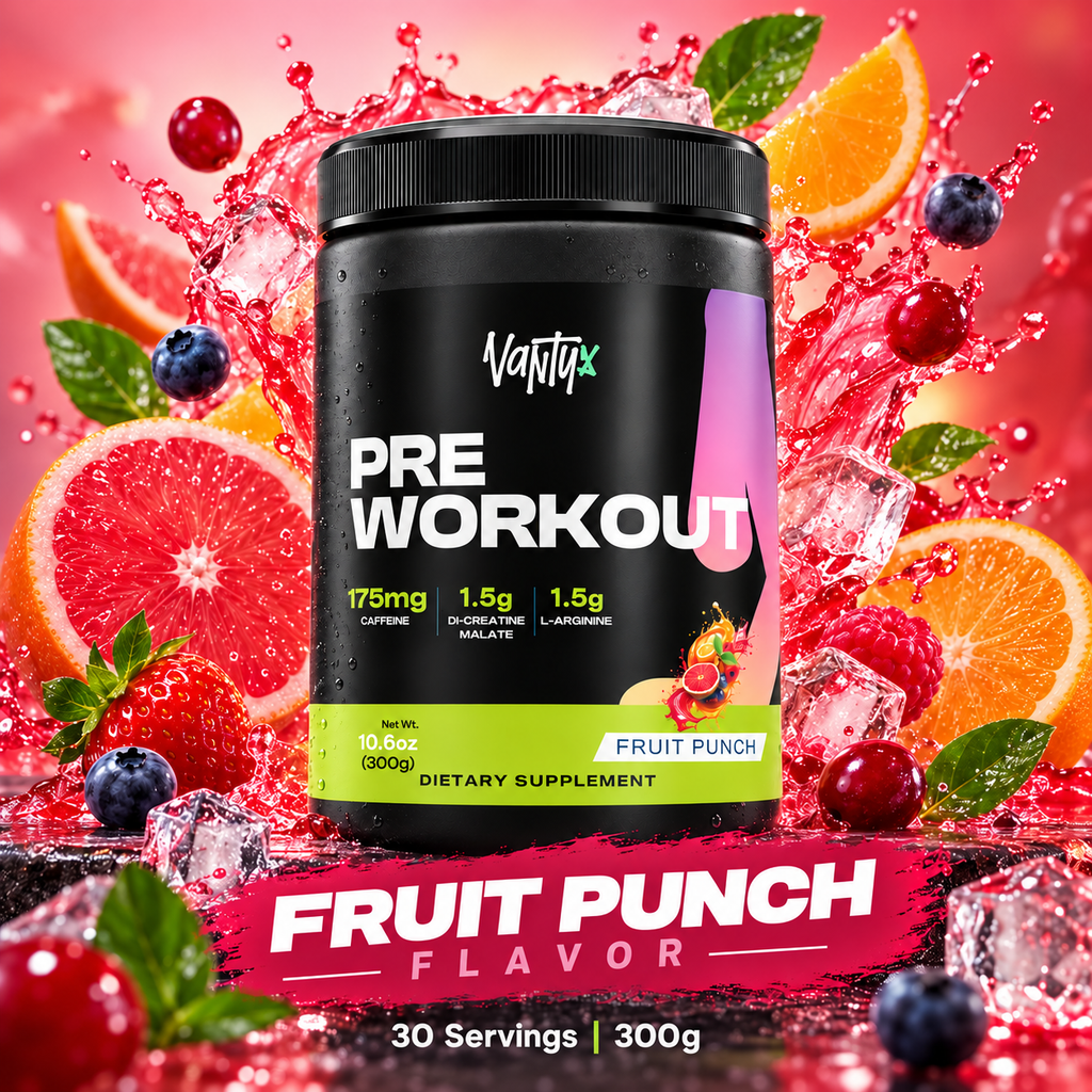 Pre-workout Powder (Fruit Punch)