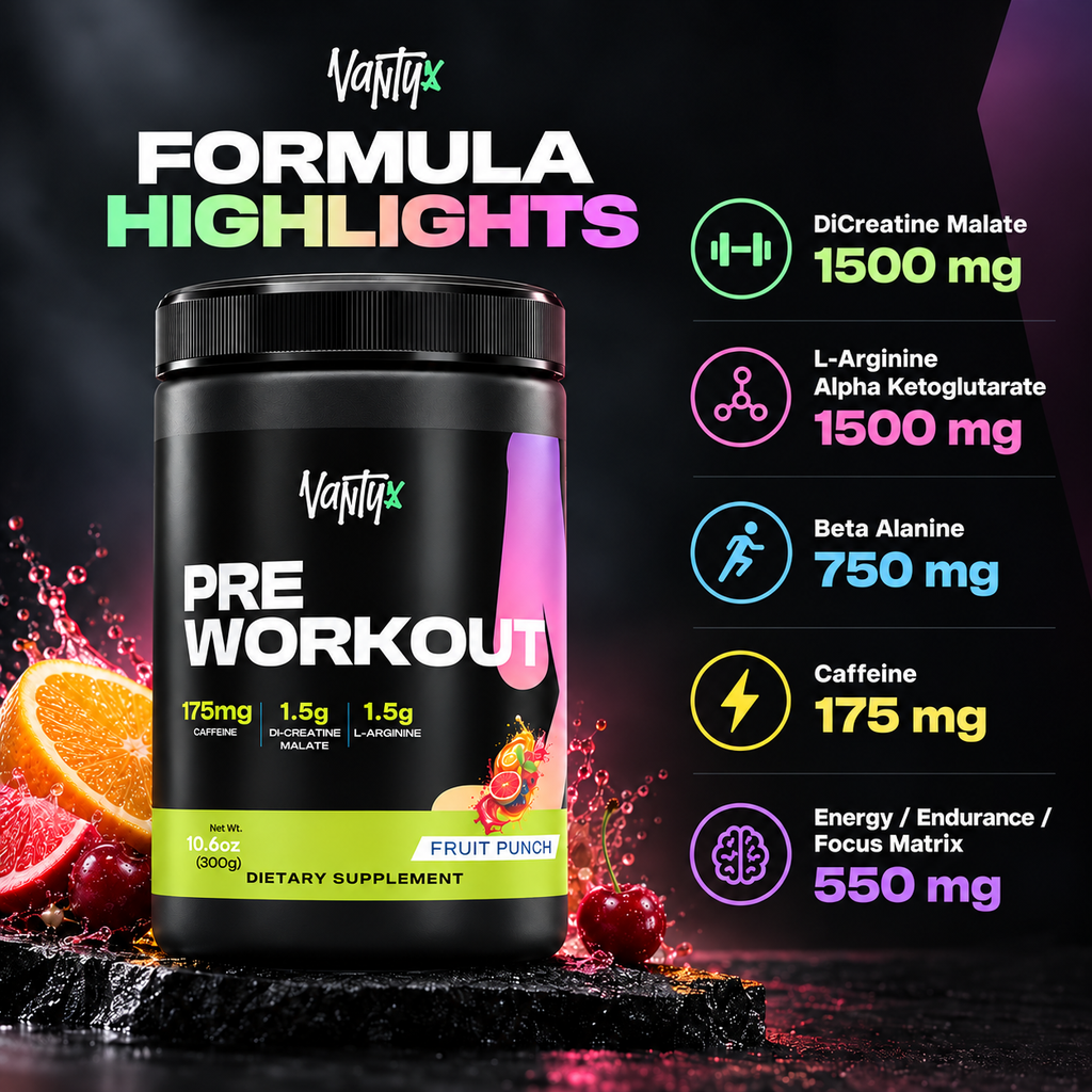 Pre-workout Powder (Fruit Punch)