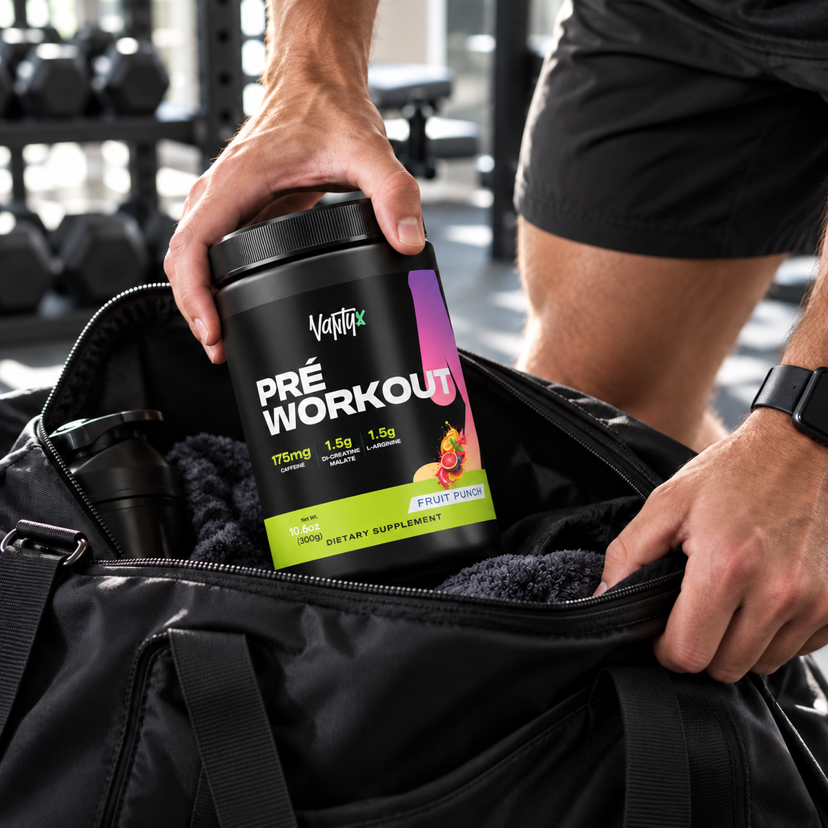 Pre-workout Powder (Fruit Punch)