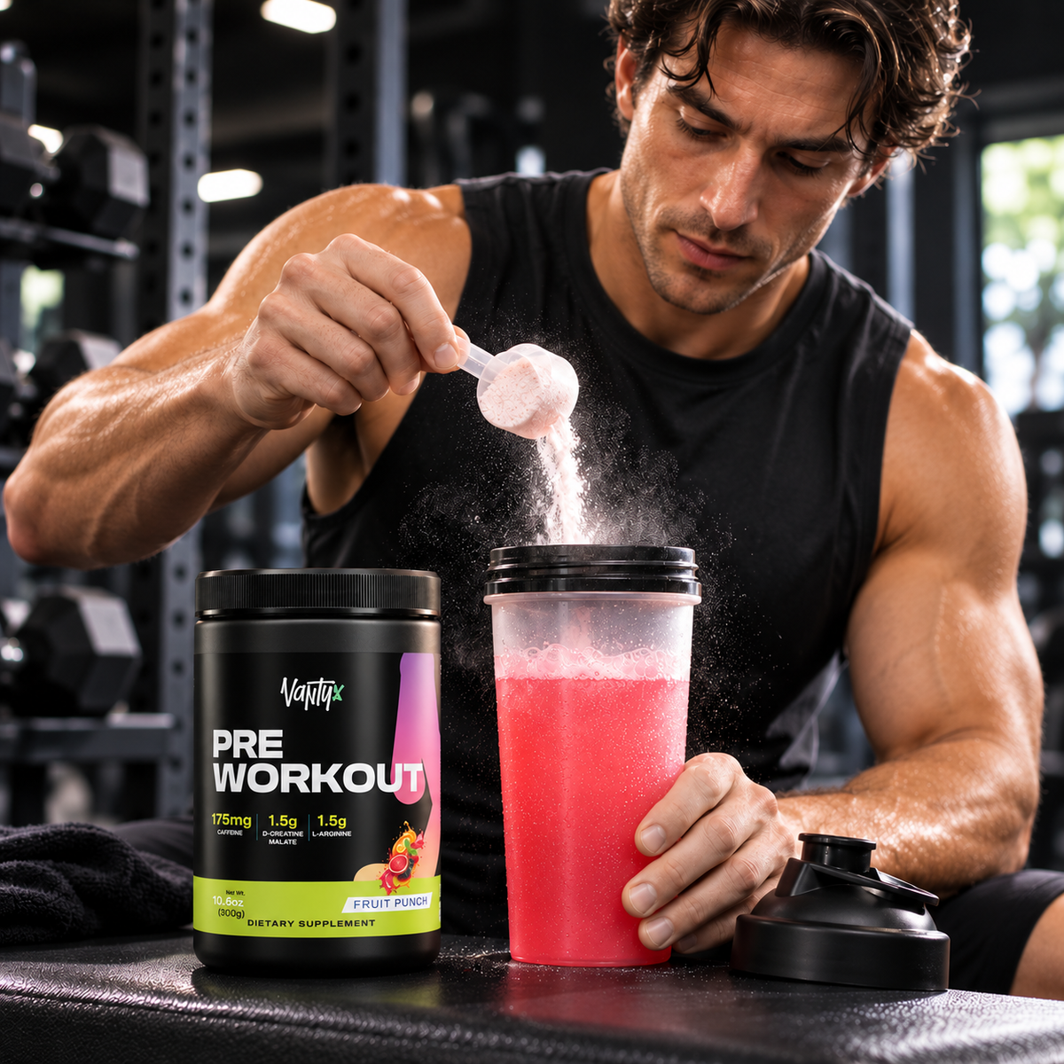 Pre-workout Powder (Fruit Punch)