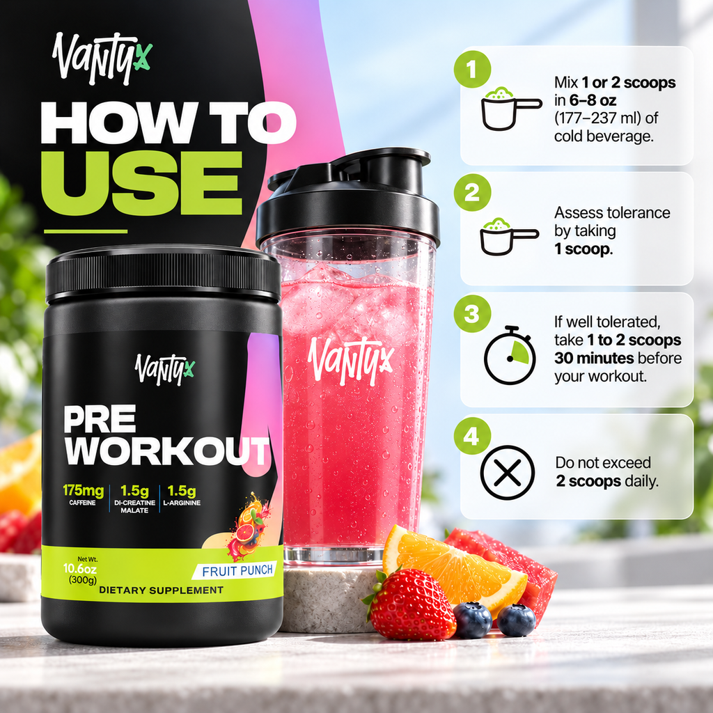 Pre-workout Powder (Fruit Punch)